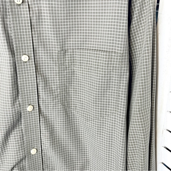 CHEROKEE | Men’s Vintage Button Down Long Sleeve Checkered Shirt - Picture 3 of 5